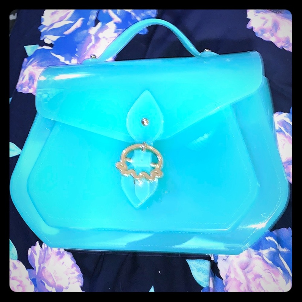 Teal Green Jelly Jolly Handbag NEW